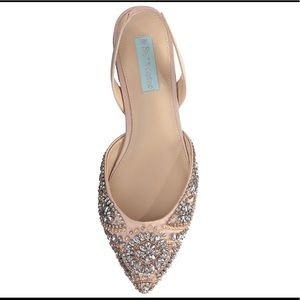 Betsy Johnson MOLLY Embellished Flats Size 9.5